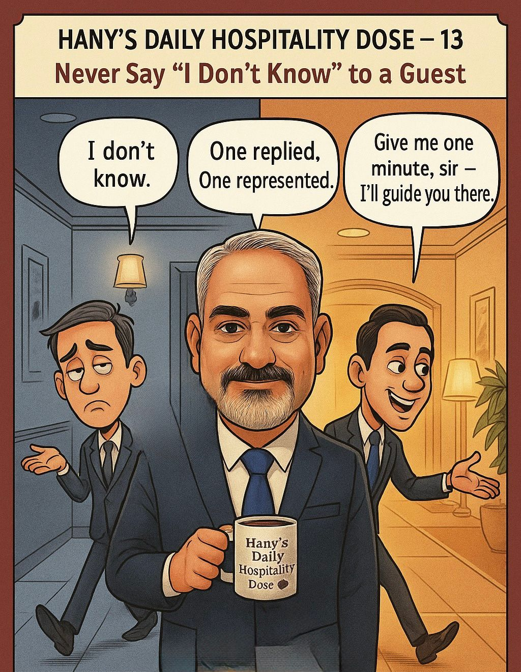Day 13 caricature cover