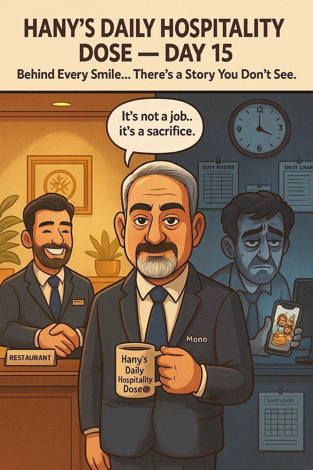 Day 15 caricature cover