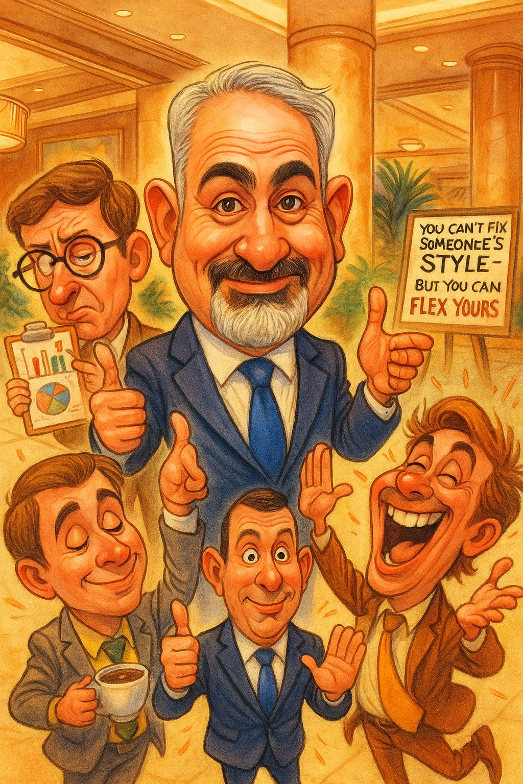 Day 6 caricature cover